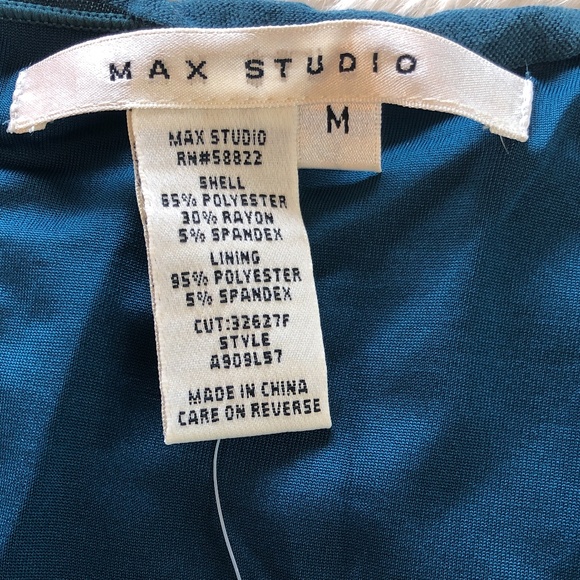 Max Studio Tiered Long Sleeve Midi Dress NWT - Picture 2 of 5
